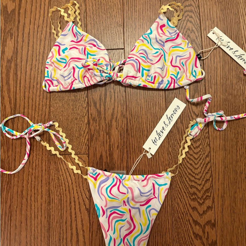 adorable NWT For Love and Lemons bikini